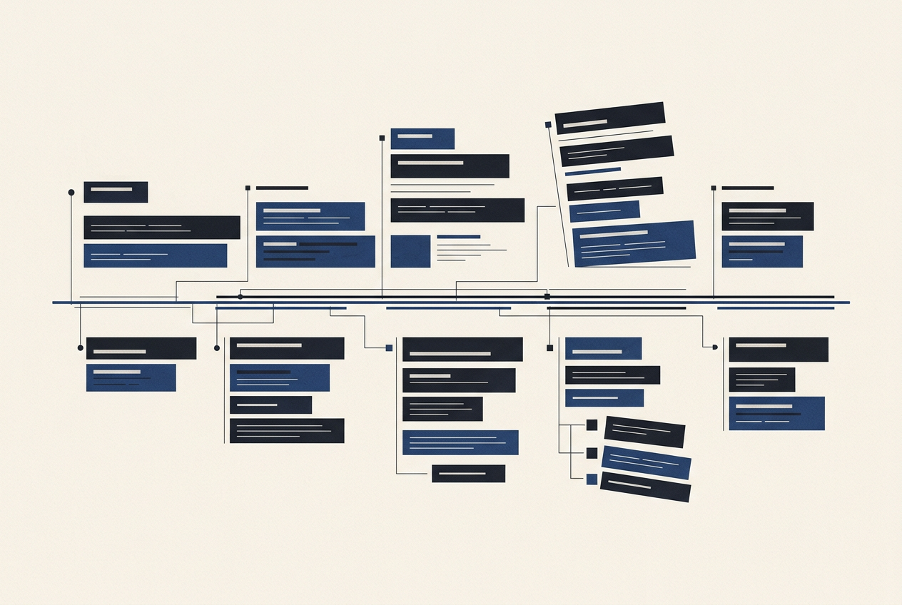 読者タイプの抽象的イラスト
